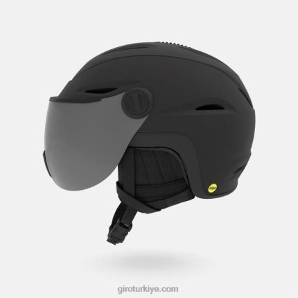 4P62R1063 Giro üniseks vue mips asyalı uygun kask mat siyah