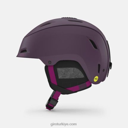 4P62R1165 Giro kadınlar yıldız mips kask mat kestanesi/pembe sokak