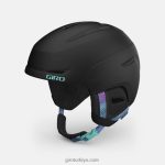 4P62R1168 Giro kadınlar avara kask mat siyah krom nokta - Görsel 2
