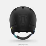 4P62R1179 Giro kadınlar ceva mips kask mat siyah krom nokta - Görsel 5