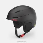 4P62R1180 Giro kadınlar ceva mips kask mat siyah kaplan zambağı - Görsel 2