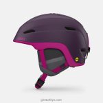 4P62R1183 Giro kadınlar katman mips kask mat kestanesi/pembe sokak