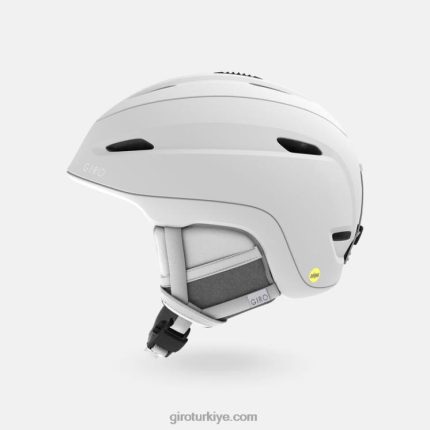 4P62R1184 Giro kadınlar katman mips kask mat beyaz