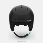 4P62R1205 Giro kadınlar avera mips kask mat siyah krom nokta - Görsel 3