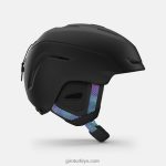 4P62R1205 Giro kadınlar avera mips kask mat siyah krom nokta - Görsel 4