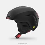 4P62R1206 Giro kadınlar avera mips kask mat siyah kaplan zambağı