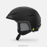 4P62R1214 Giro kadınlar solmaya mips kask mat siyah sınırsız