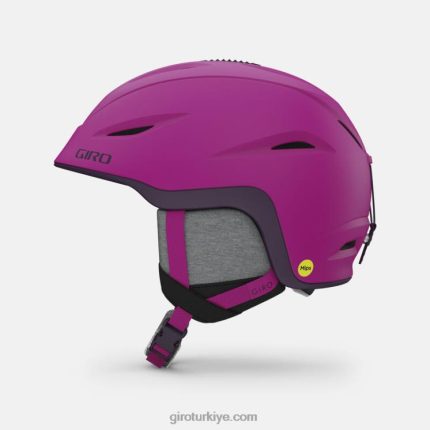 4P62R1216 Giro kadınlar solmaya mips kask mat pembe sokak/kestanesi
