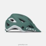 4P62R1377 Giro kadınlar montara mips kask mat gri yeşil - Görsel 3