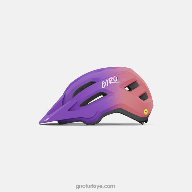 4P62R1393 Giro çocuklar fikstür mips ii gençlik kaskı mat mor/kaplan zambağı - Görsel 2