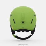 4P62R1406 Giro çocuklar mahmuz mips kask mat parlak yeşil - Görsel 5