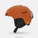 4P62R1407 Giro çocuklar mahmuz mips kask mat parlak turuncu