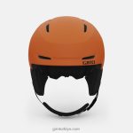 4P62R1407 Giro çocuklar mahmuz mips kask mat parlak turuncu - Görsel 3