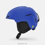 4P62R1410 Giro çocuklar mahmuz mips kask mat mavi