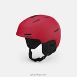 4P62R1456 Giro çocuklar neo jr. mips kask mat parlak kırmızı - Görsel 2