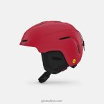 4P62R1456 Giro çocuklar neo jr. mips kask mat parlak kırmızı