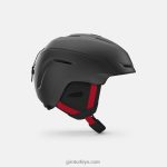 4P62R1457 Giro çocuklar neo jr. mips kask mat grafit/parlak kırmızı - Görsel 4