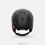 4P62R1457 Giro çocuklar neo jr. mips kask mat grafit/parlak kırmızı - Görsel 5
