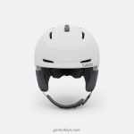 4P62R1458 Giro çocuklar neo jr. mips kask mat beyaz - Görsel 3