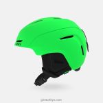 4P62R1475 Giro çocuklar neo jr. kask mat parlak yeşil