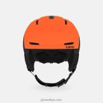 4P62R1476 Giro çocuklar neo jr. kask mat parlak turuncu/siyah - Görsel 3