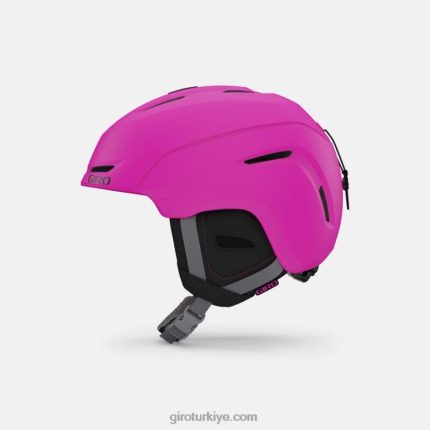 4P62R1477 Giro çocuklar neo jr. kask mat parlak pembe