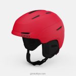 4P62R1478 Giro çocuklar neo jr. kask mat parlak kırmızı - Görsel 2