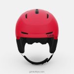 4P62R1478 Giro çocuklar neo jr. kask mat parlak kırmızı - Görsel 3