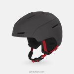 4P62R1479 Giro çocuklar neo jr. kask mat grafit/parlak kırmızı - Görsel 2