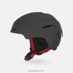 4P62R1479 Giro çocuklar neo jr. kask mat grafit/parlak kırmızı