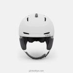4P62R1480 Giro çocuklar neo jr. kask mat beyaz - Görsel 3