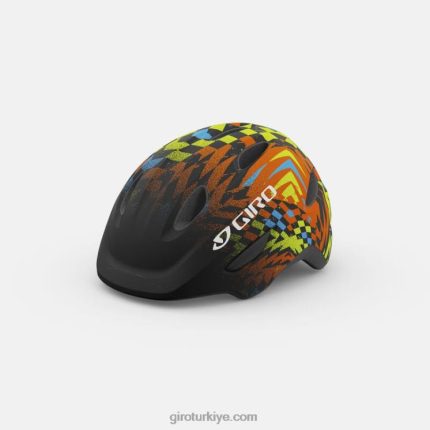 4P62R1484 Giro çocuklar dolandırıcı kask mat siyah kontrol solmaya