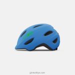 4P62R1486 Giro çocuklar dolandırıcı kask mat mavi/kireç - Görsel 2