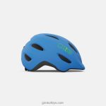 4P62R1486 Giro çocuklar dolandırıcı kask mat mavi/kireç - Görsel 3