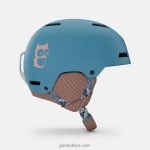 4P62R1524 Giro çocuklar ham kask mat namuk bluebalu - Görsel 4