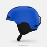 4P62R1525 Giro çocuklar ham kask mat mavi
