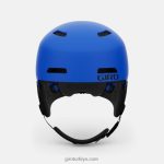 4P62R1525 Giro çocuklar ham kask mat mavi - Görsel 3