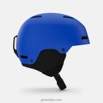 4P62R1525 Giro çocuklar ham kask mat mavi - Görsel 4