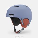 4P62R1527 Giro çocuklar ham kask namuk mor mavi/mercan - Görsel 2