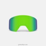 4P62R1538 Giro üniseks blok mtb gözlüğü yedek lens yeşil