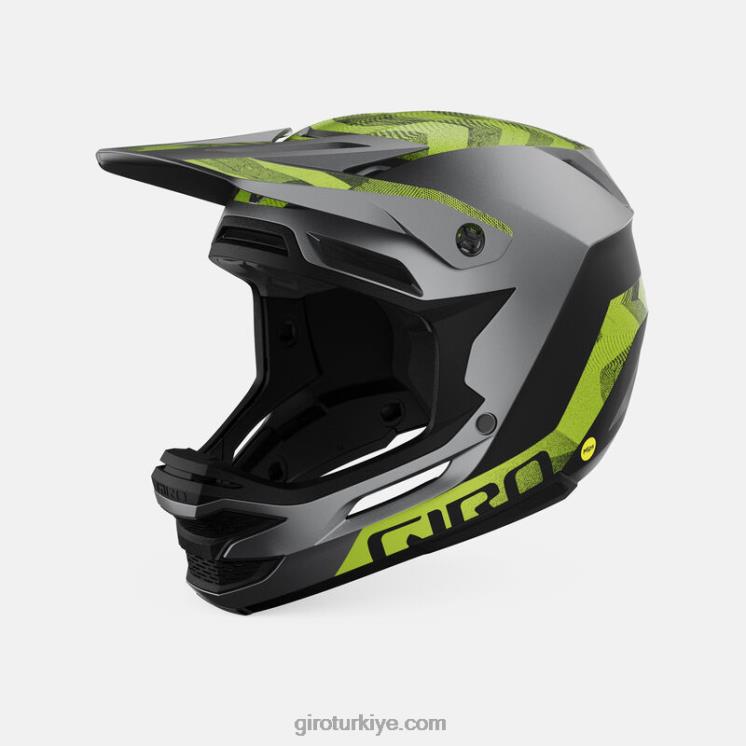 4P62R262 Giro üniseks asi küresel kask mat metalik siyah/ano kireç - Görsel 1