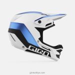 4P62R263 Giro üniseks asi küresel kask mat beyaz/ano mavi - Görsel 3