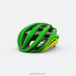 4P62R265 Giro üniseks eter küresel kask mat ano yeşil/vurgu sarı