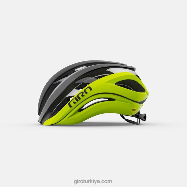 4P62R267 Giro üniseks eter küresel kask mat siyah soluk/vurgulu sarı - Görsel 2