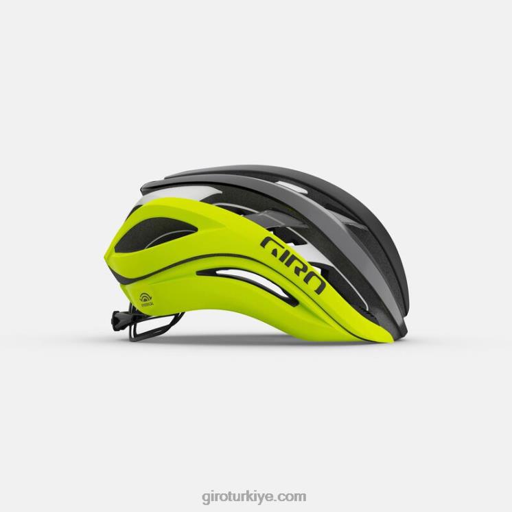 4P62R267 Giro üniseks eter küresel kask mat siyah soluk/vurgulu sarı - Görsel 3