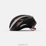 4P62R268 Giro üniseks eter küresel kask mat siyah/beyaz/parlak kırmızı - Görsel 2