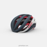 4P62R270 Giro üniseks eter küresel kask mat portaro gri/beyaz/kırmızı