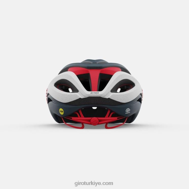 4P62R270 Giro üniseks eter küresel kask mat portaro gri/beyaz/kırmızı - Görsel 4