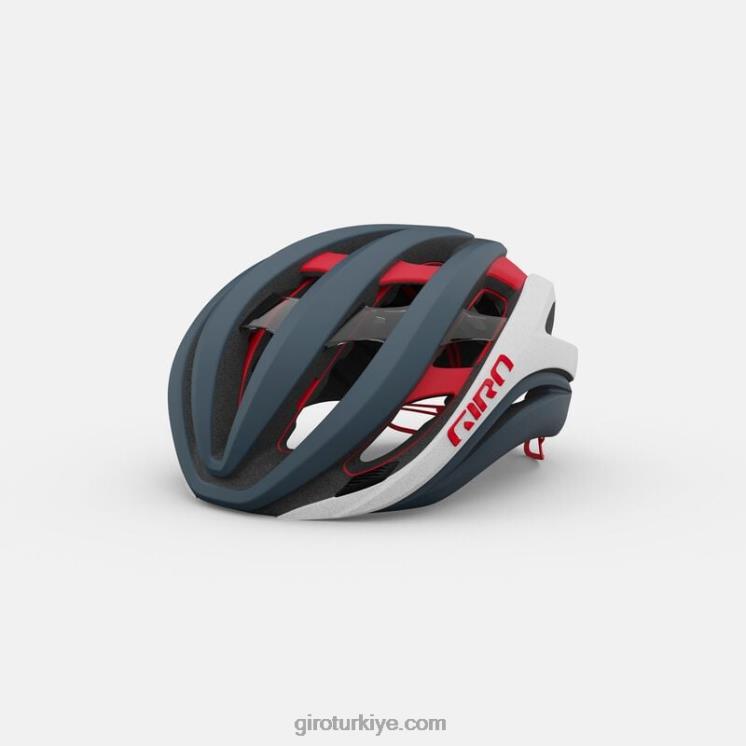 4P62R270 Giro üniseks eter küresel kask mat portaro gri/beyaz/kırmızı - Görsel 1