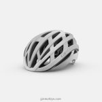 4P62R279 Giro üniseks helios küresel kask mat beyaz/gümüş solmaya